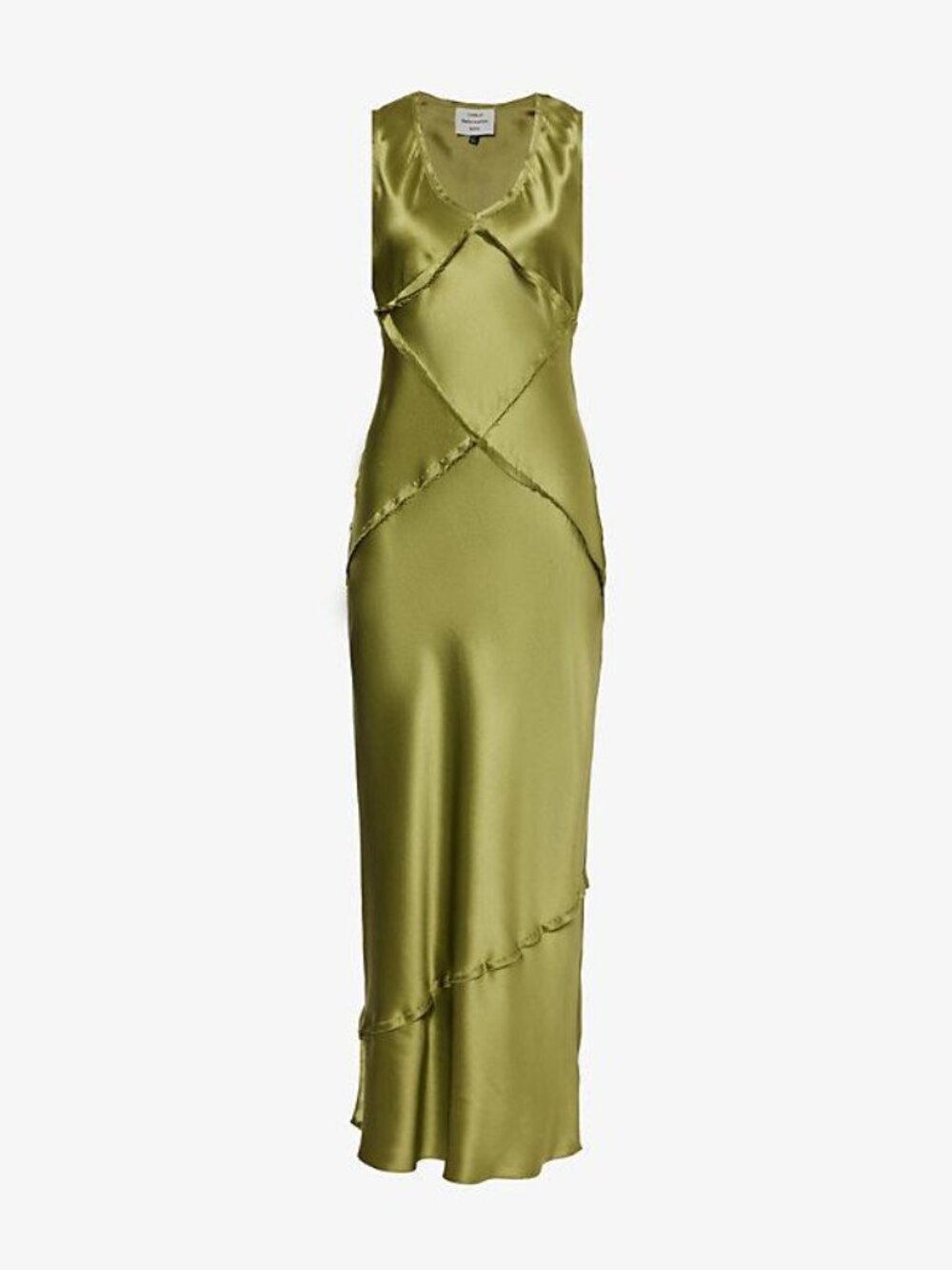 Reformation Ref x Camille Rowe Talor Silk Maxi Slip Dress Es 2X